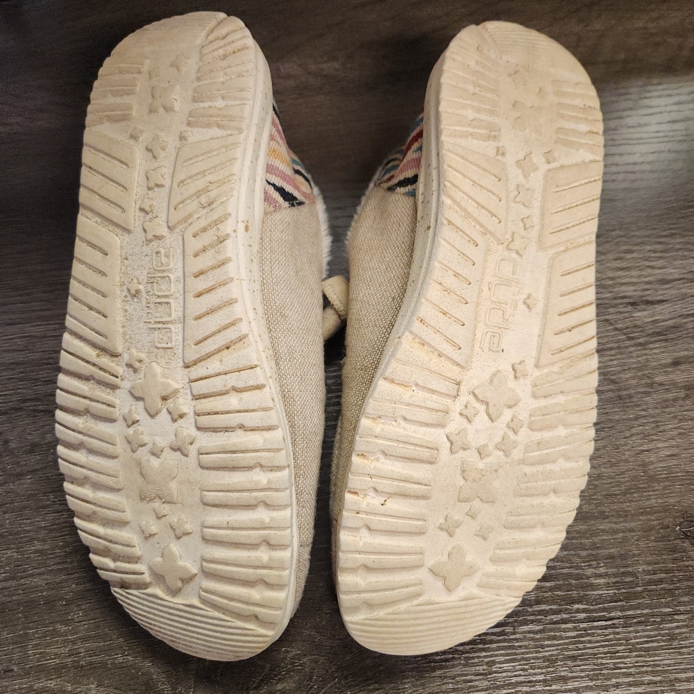 Hey Dude Women's Wendy Funk Wool Beige Size 7 Slip‎ On Walking Comfort Shoes - Picture 7 of 10